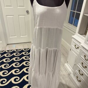 J. Crew White Maxi Dress